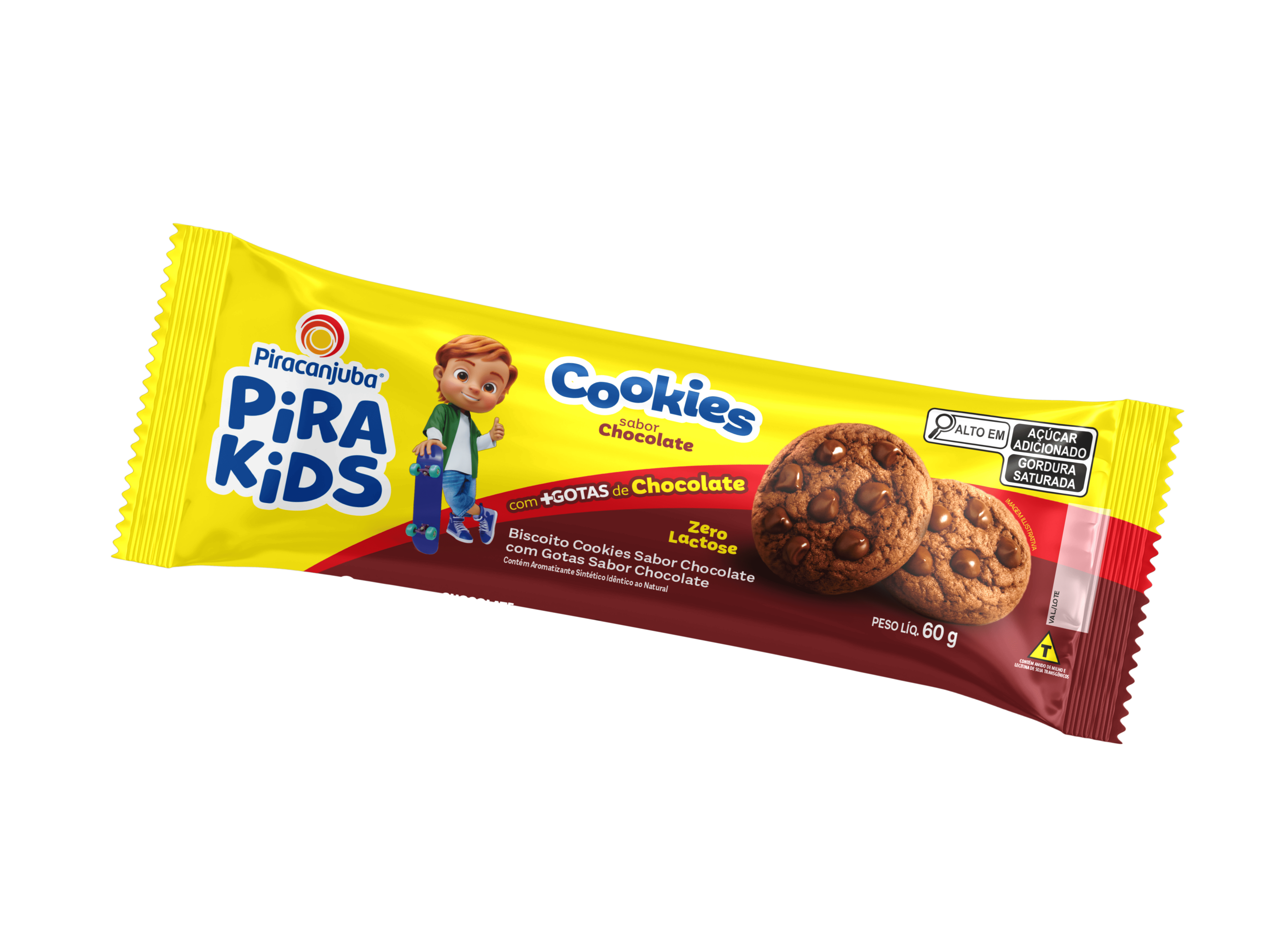Cookies Piracanjuba Pirakids Chocolate